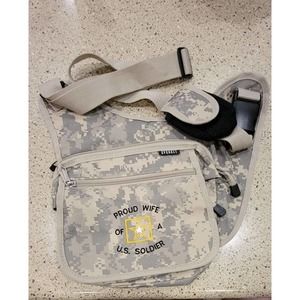 Everest Army Wife Camo Crossbody Purse US Army